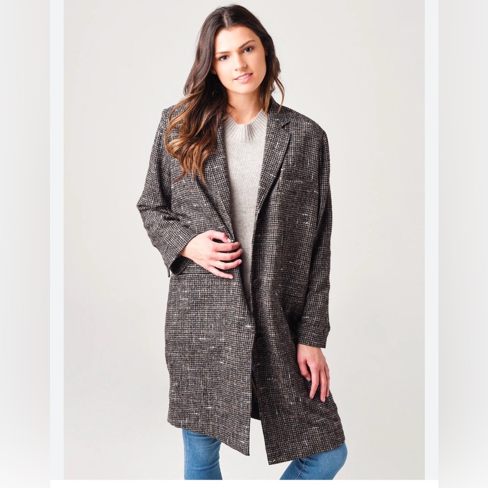 BROCHU WALKER Women's The Mondrian Coat size‎ large